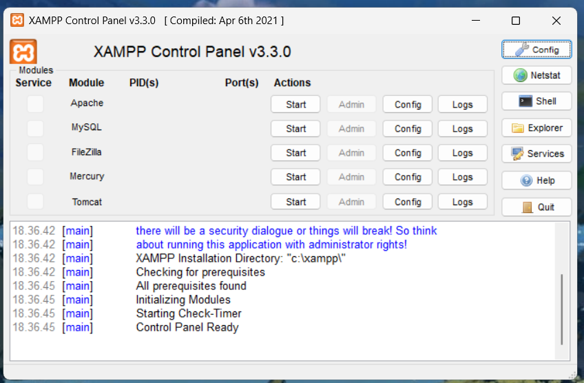 Instalasi XAMPP